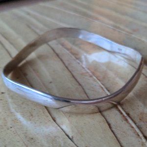 Vintage 925 bracelet, wavy design